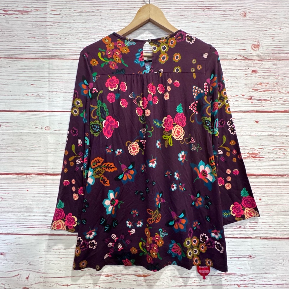 NWT Johnny Was The Janie Favorite High Neck Swing Tunic in Multi Floral Sz XXS - Picture 10 of 12